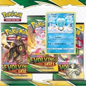 Pokémon - Evolving Skies - 3 Pack Blister Eiscue