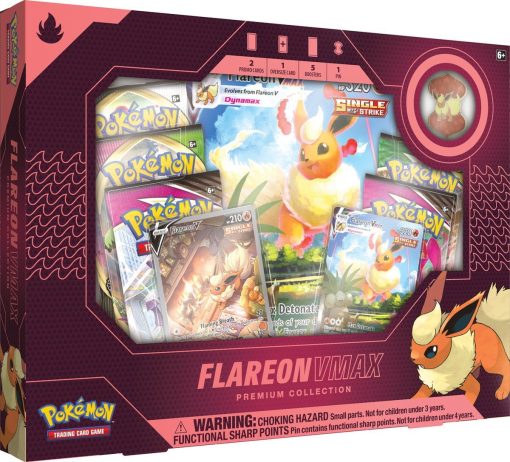pokemon flareon vmax premium collection
