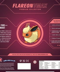 pokemon flareon vmax premium collection back