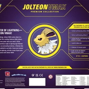 pokemon jolteon vmax premium collection back