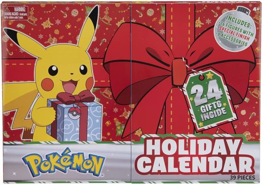 pokemon advent kalender kerst sint front