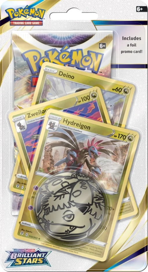 Pokémon - Brilliant Stars - Hydreigon Premium Checklane Blister