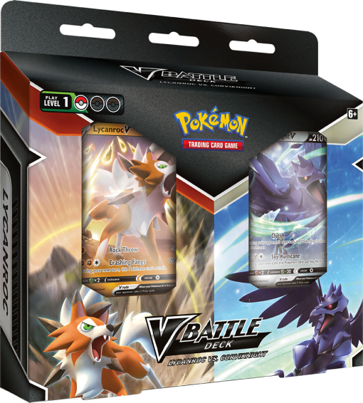 Pokémon - Lycanroc VS Corviknight V Battle Deck Bundle