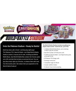 pokemon trading card game swsh11 lost origin build battle stadium back