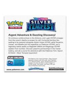 Pokémon Silver Tempest Booster Box Back