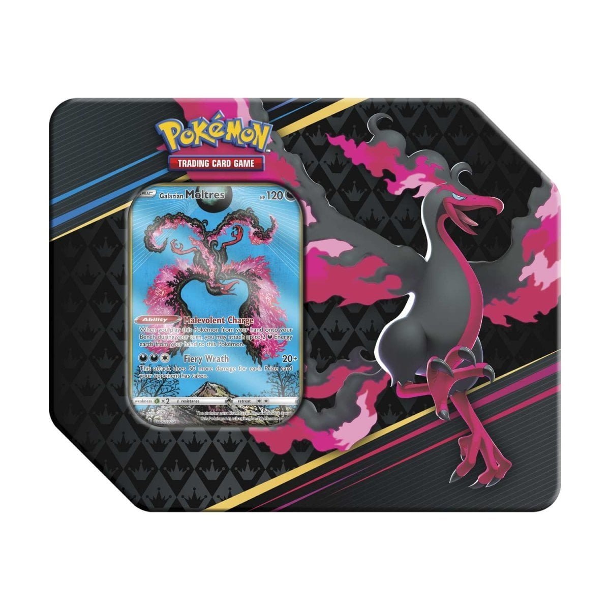 POKÉMON TRADING CARD GAME: CROWN ZENITH TIN - GALARIAN MOLTRES, EACH -  Ralphs