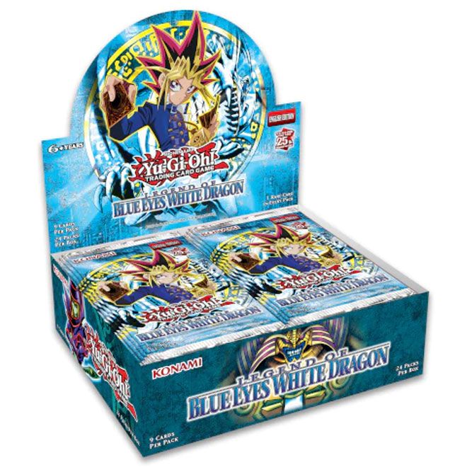 Buy YuGiOh! Legend Of BlueEyes White Dragon 25th Anniversary Reprint Booster Box (24
