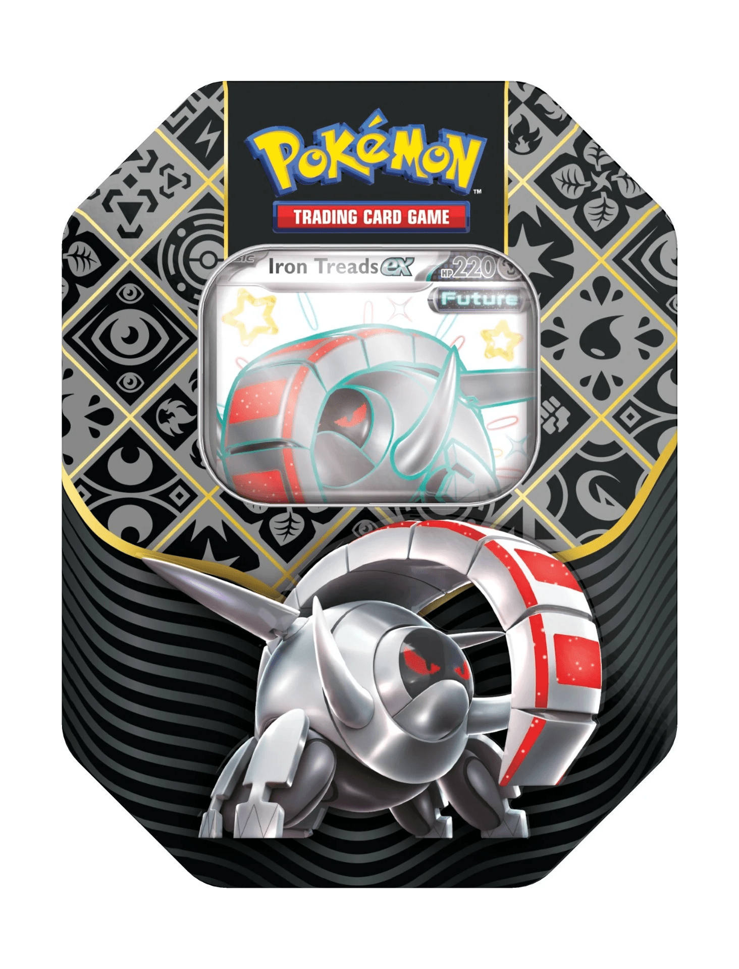Buy Pokémon Paldean Fates Tin Iron Treads ex (4 Boosters) HiroCards