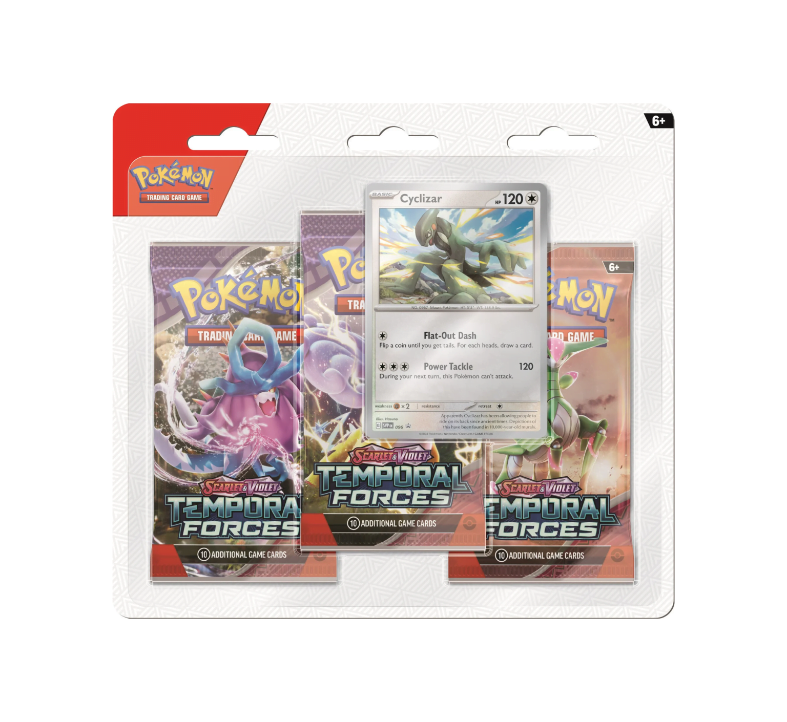 Buy Pokémon Temporal Forces 3 Pack Blister Cyclizar HiroCards
